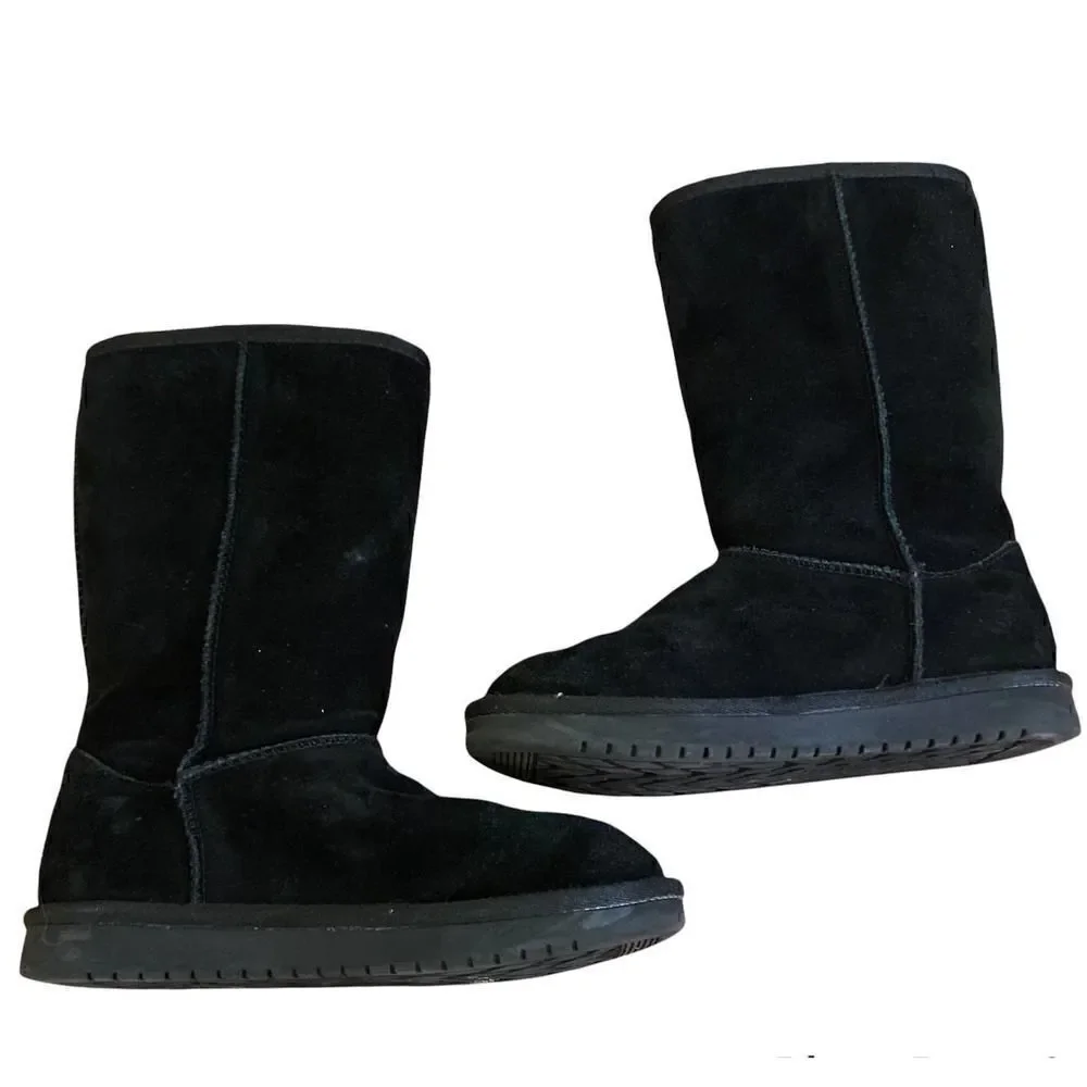 Koolaburra by Ugg Kids Victoria Tall Boot Black Size 2